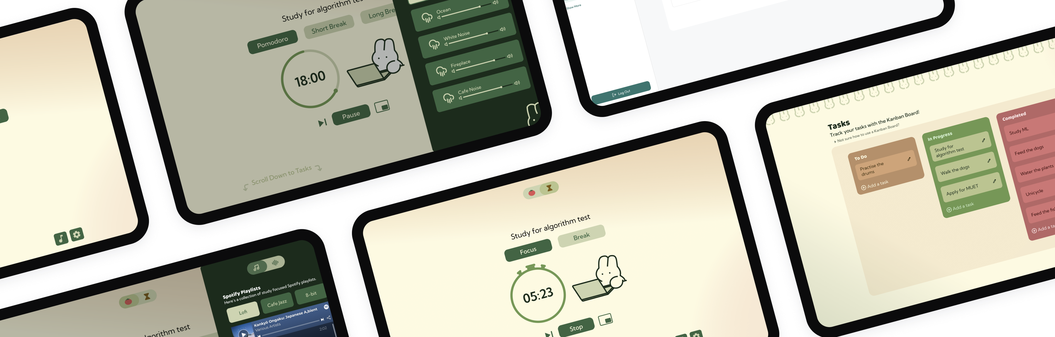 Pomato screen designs